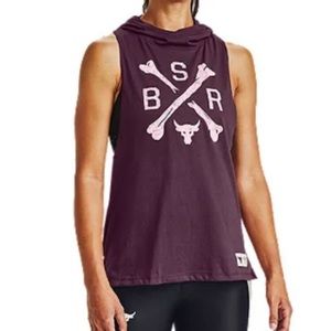 Under Armour Woman’s Training Project Rock Hooded Tank MEDIUM